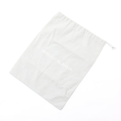 HANGISIFLAT ベルベット フラット パンプス / ビジュー バックル ポインテッドトゥ ハンギシ