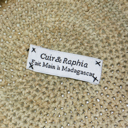 22春夏 ラフィア ハット / FANY 帽子 麦わら帽子 リボン