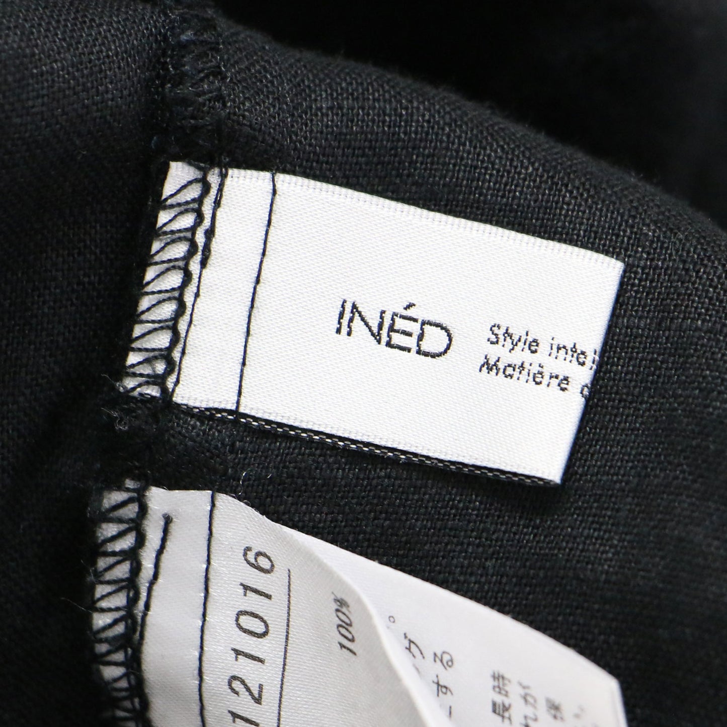 24春夏 リネン Iライン ワンピース / ノースリーブ クルーネック ロング丈 ストレートシルエット