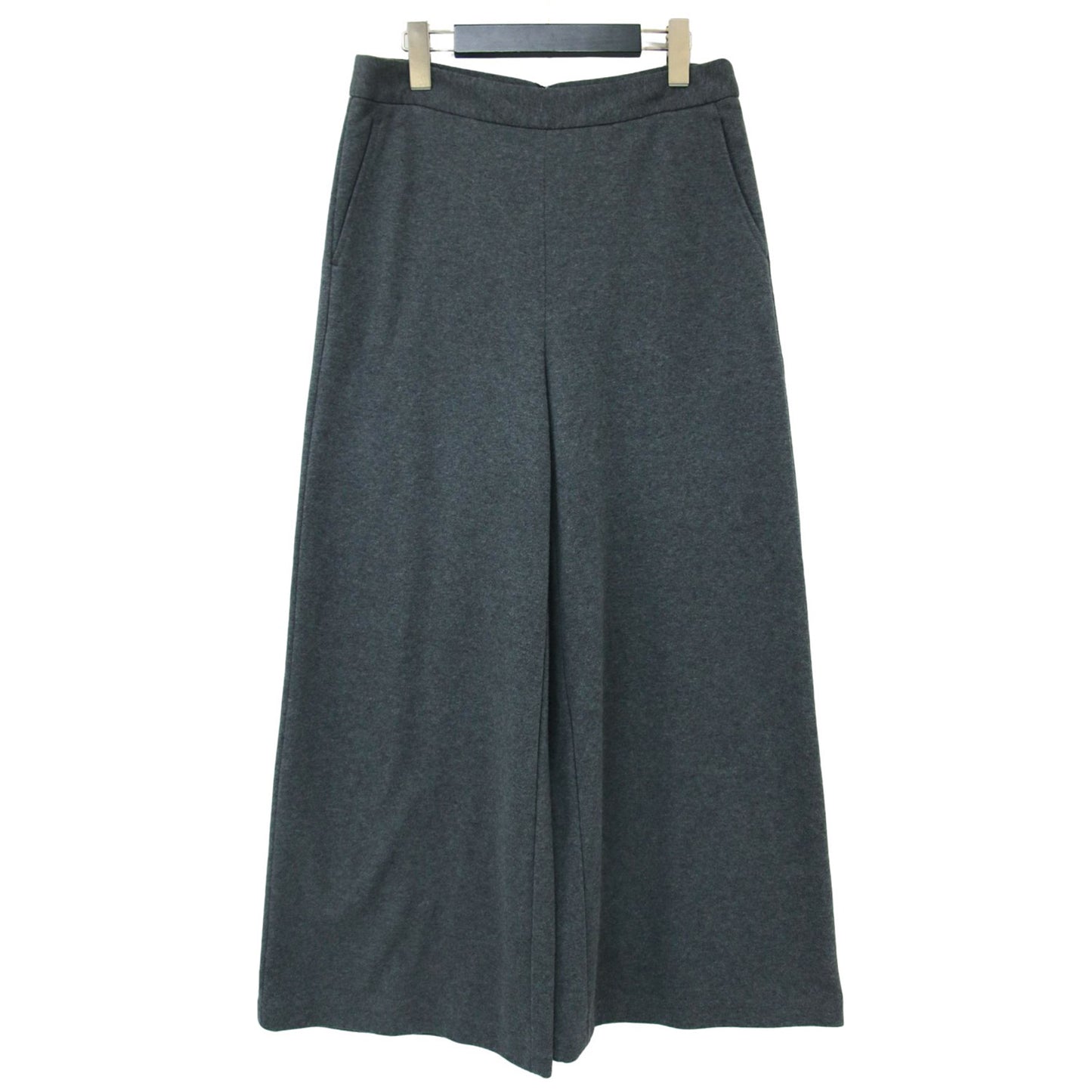 コットン ワイドパンツ / ワイドレッグ ストレッチ