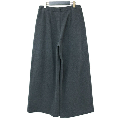 コットン ワイドパンツ / ワイドレッグ ストレッチ
