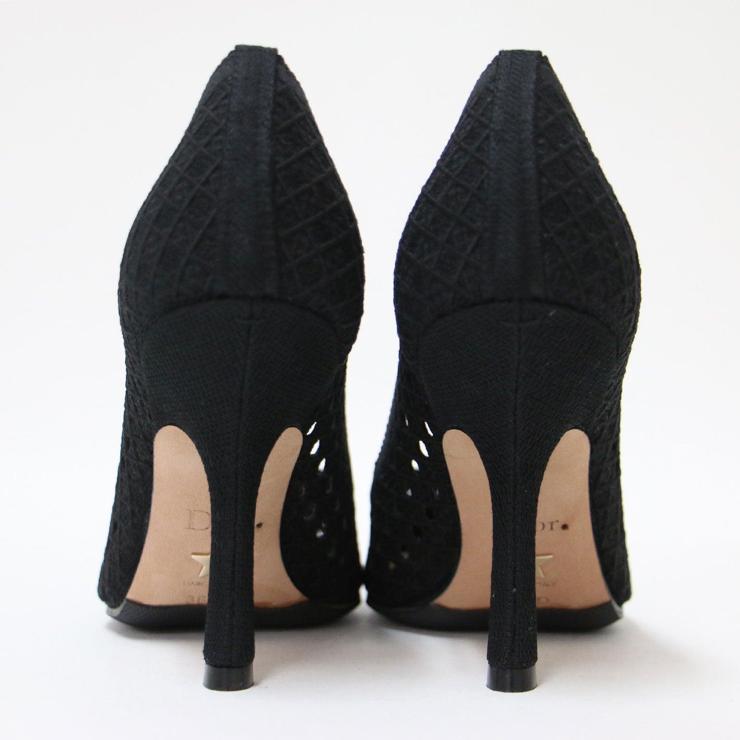 Dior ブラック ポインテッドトゥ ハイヒール