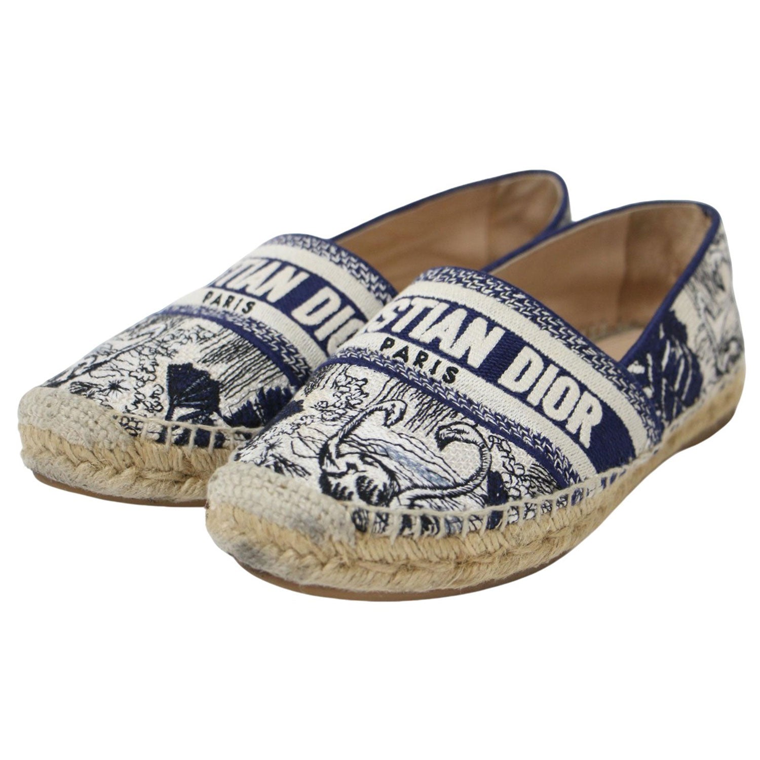 Christian Dior (クリスチャンディオール) ジャガード エスパドリーユ  