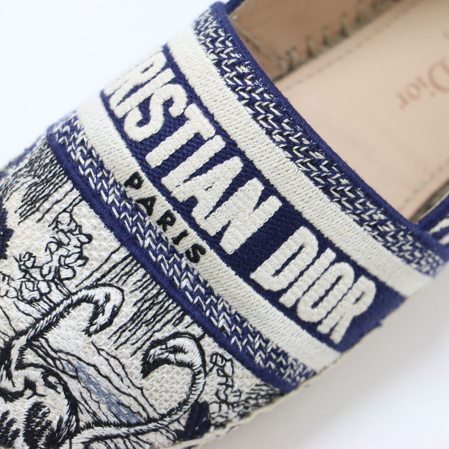 ジャガード エスパドリーユ / Granville スリッポン フラットシューズ エンブロイダリー 刺繍