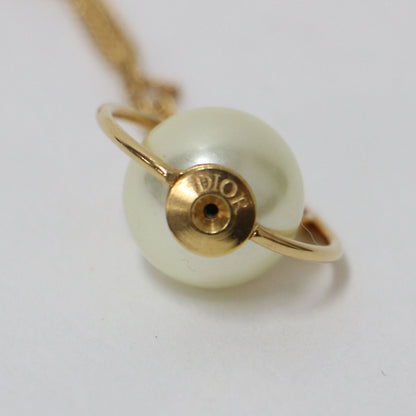 トライバルピアス フェイクパール ピアス / CD ロゴ チェーン 両耳用