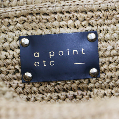 ラフィア ロープ バッグ / RAPHIA ROPE かごバッグ ショルダー 2WAY レザーストラップ