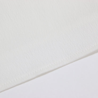 サテン ボートネック フレンチスリーブ ブラウス / プルオーバー ボックスシルエット