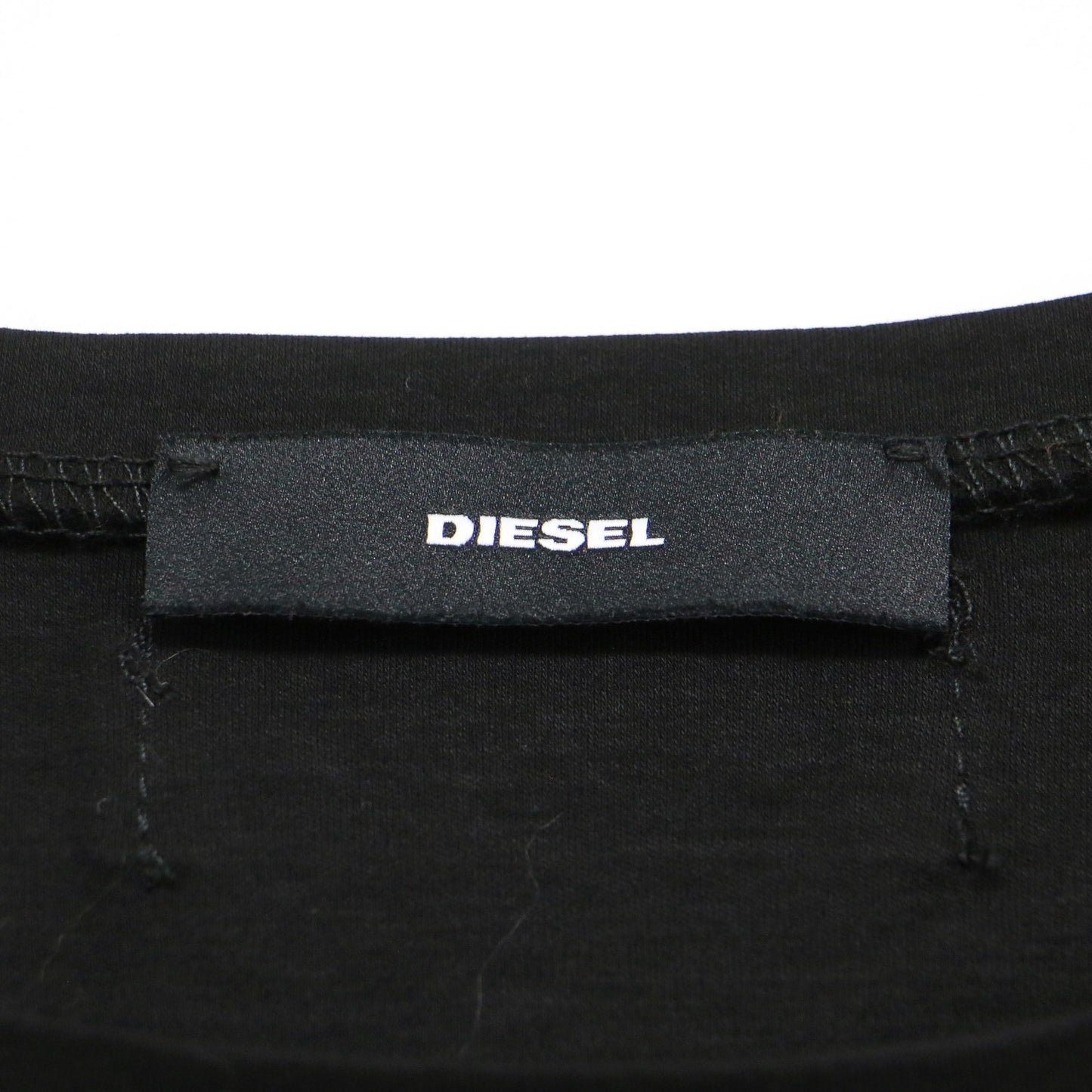 ノースリーブ Tシャツ ワンピース / COPYRIGHT DIESEL IND 2019 ミニ丈 クルーネック 刺繍 コットン