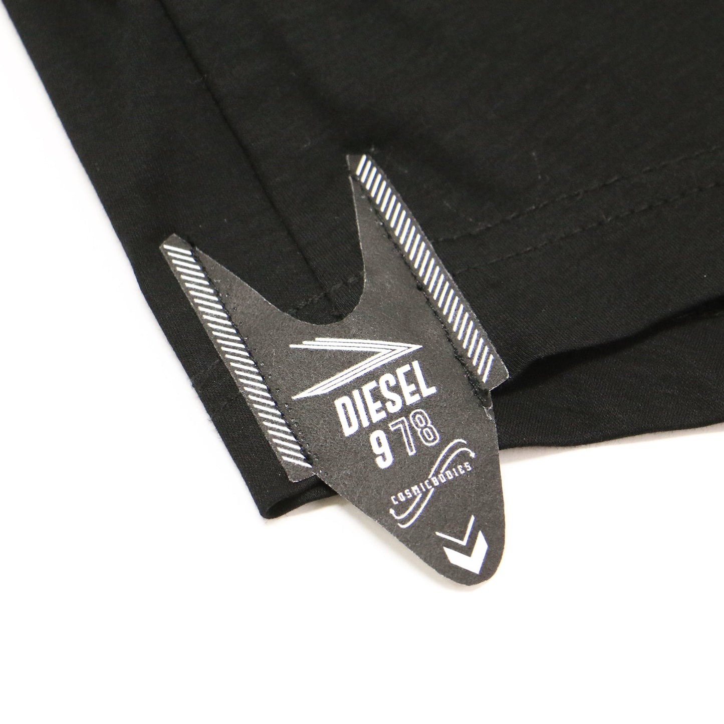 ノースリーブ Tシャツ ワンピース / COPYRIGHT DIESEL IND 2019 ミニ丈 クルーネック 刺繍 コットン