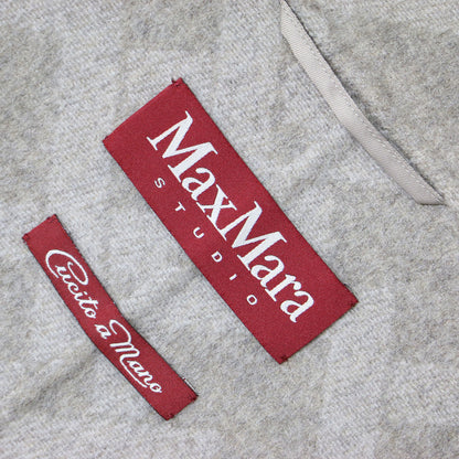 ダブルフェイス フード  ロング コート / Cucito A Mano ジップアップ ウール カシミヤ