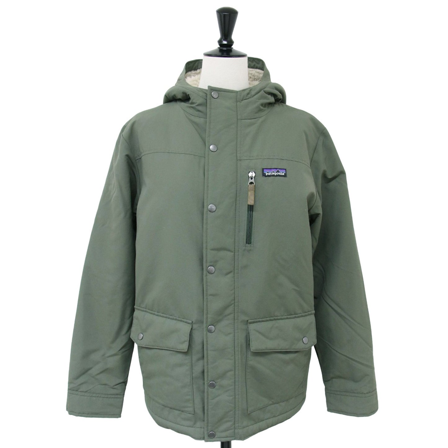 美品 patagonia インファーノジャケット ボーイズ XL14 せまく カーキ