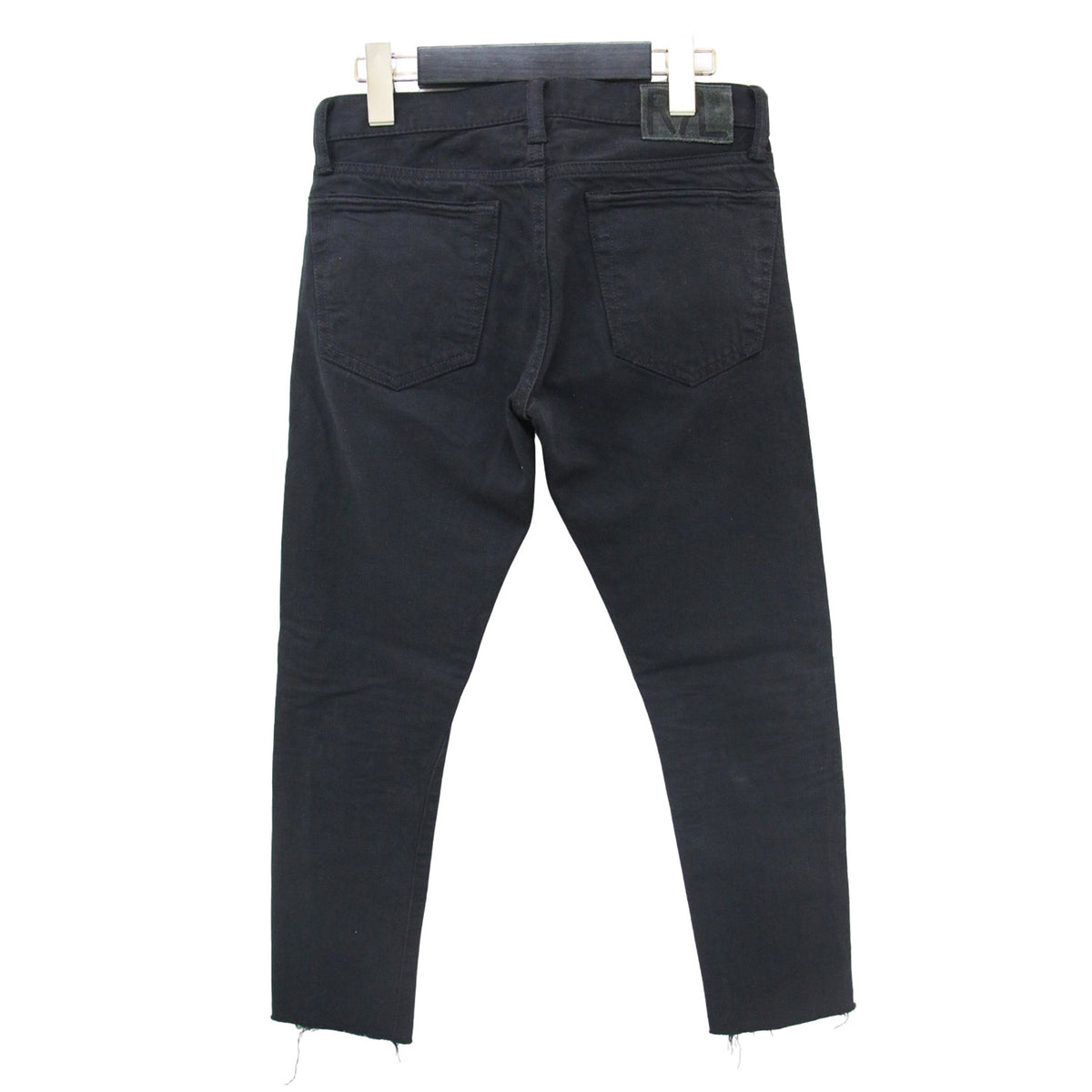 スキニー デニム パンツ / ジーンズ クロップド丈 カットオフ ストレッチ コットン