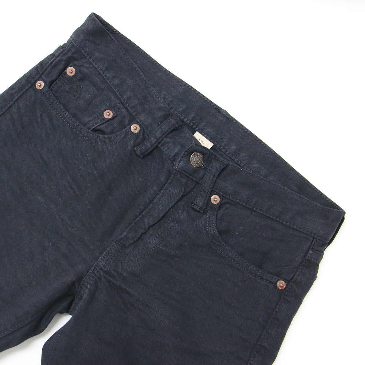 スキニー デニム パンツ / ジーンズ クロップド丈 カットオフ ストレッチ コットン