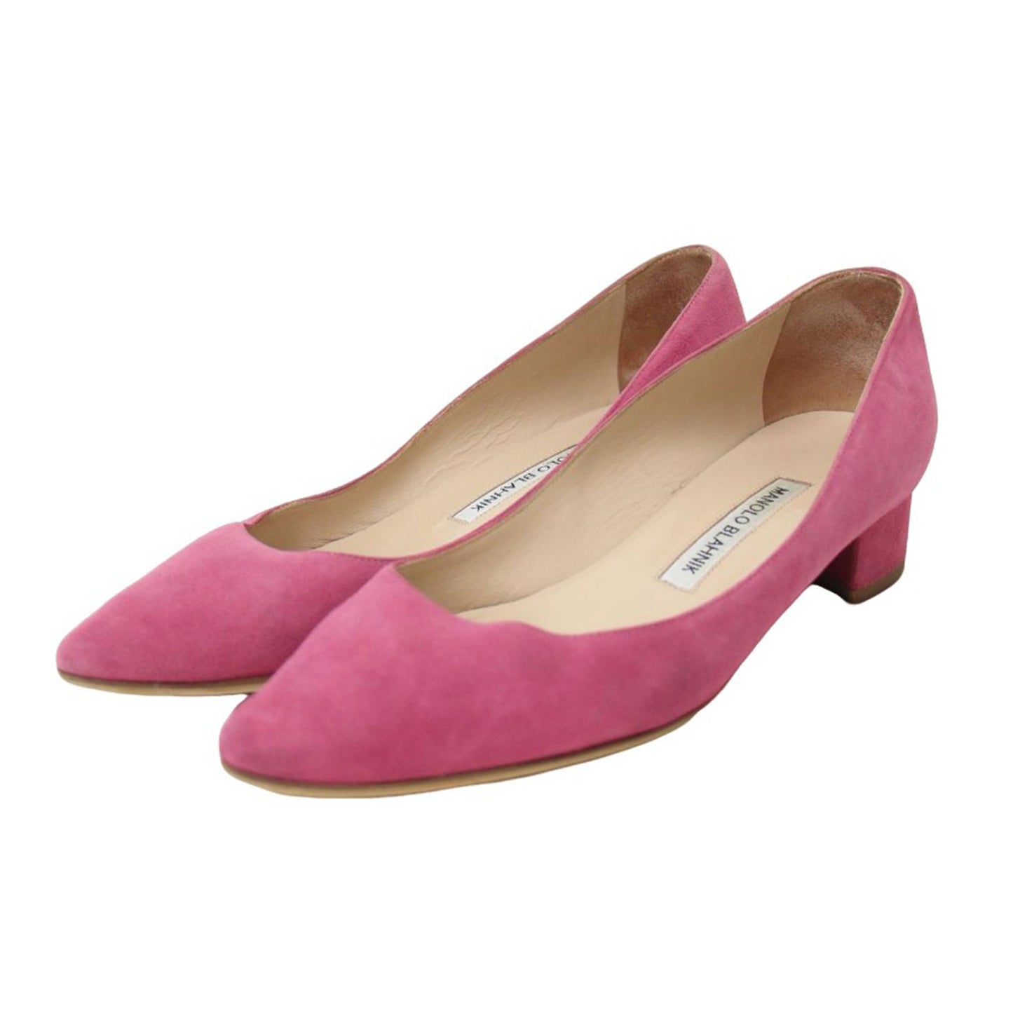 MANOLO BLAHNIK (マノロブラニク) スウェード レザー パンプス 