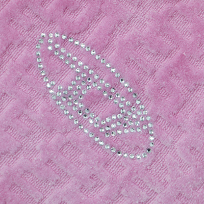 23秋冬 モノグラム ジャガード パイル シャツ / 長袖 オーバルD ロゴ ラインストーン コットン