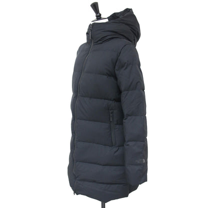 ウインドストッパー ダウン シェル コート NDW91864 / ロング丈 フード ロゴ ナイロン