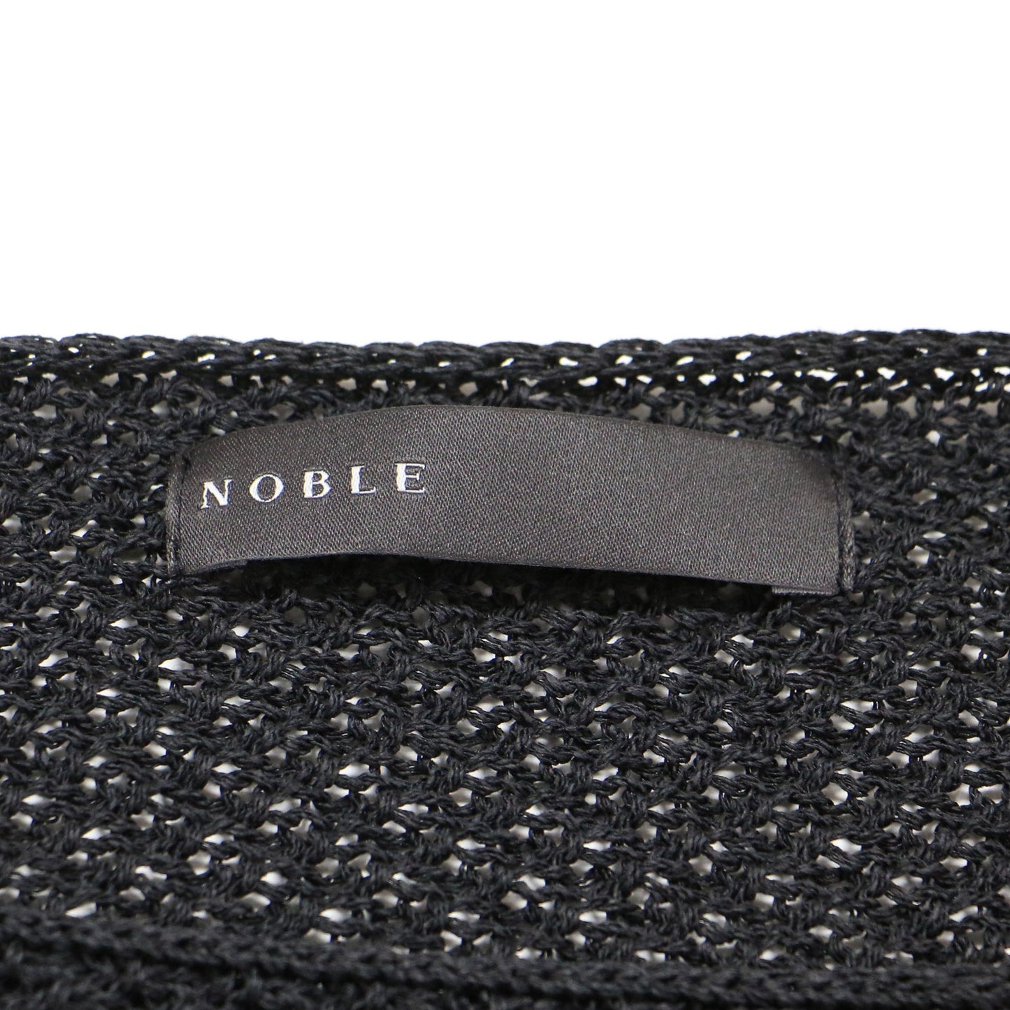 24春夏 ペーパーヤーン カノコ ショート丈 プルオーバー / ニット 長袖 ボートネック ペーパーヤーン