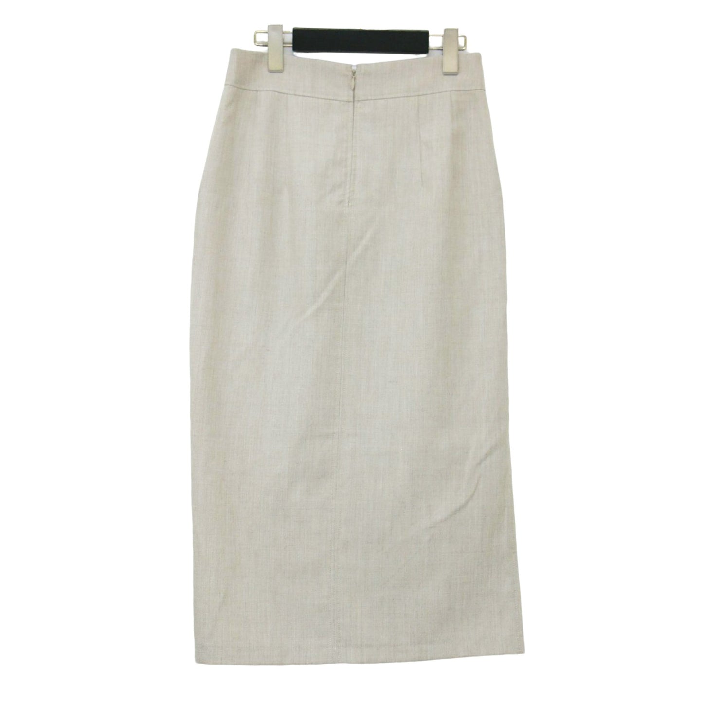 20春夏 ポケット付き タイト スカート / ロング丈 スリット リネン