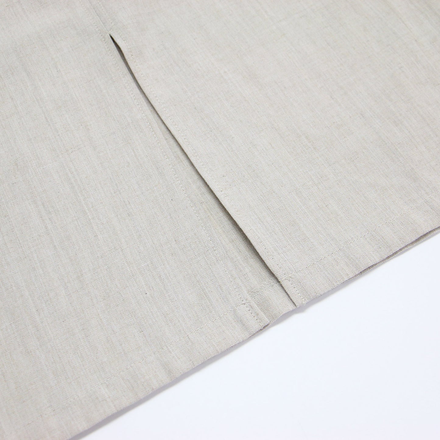 20春夏 ポケット付き タイト スカート / ロング丈 スリット リネン