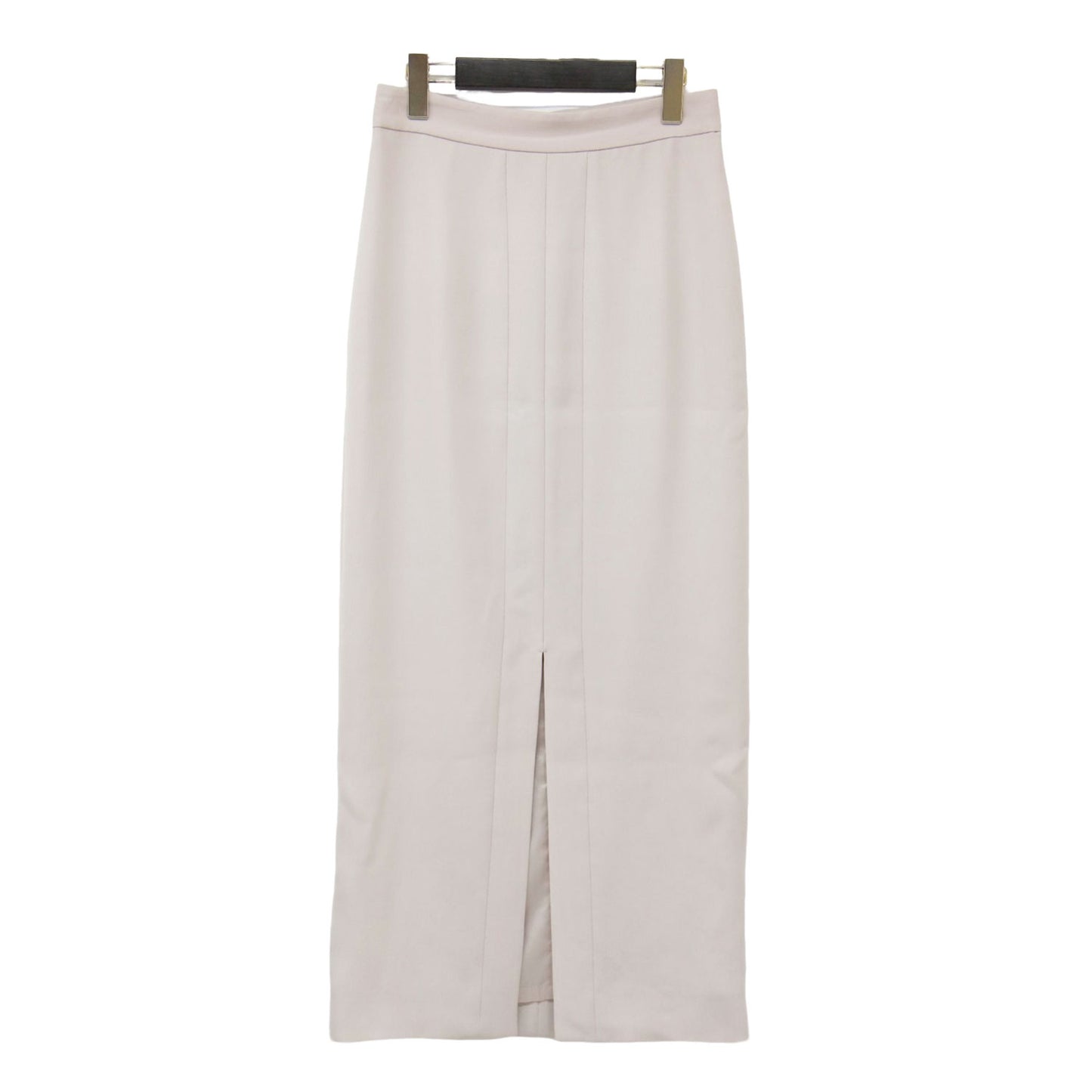 23春夏 ダブルクロス タイト マキシ スカート / ペンシルスカート ロング丈 スリット