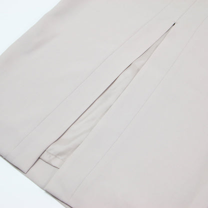 23春夏 ダブルクロス タイト マキシ スカート / ペンシルスカート ロング丈 スリット