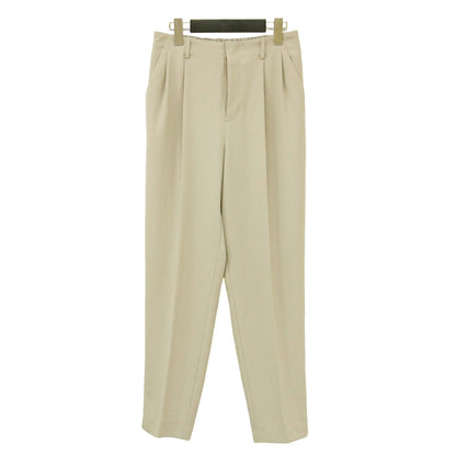 24春夏 COLLAGE ジャージ スリム テーパード パンツ / センタープレス ウエストゴム ウォッシャブル