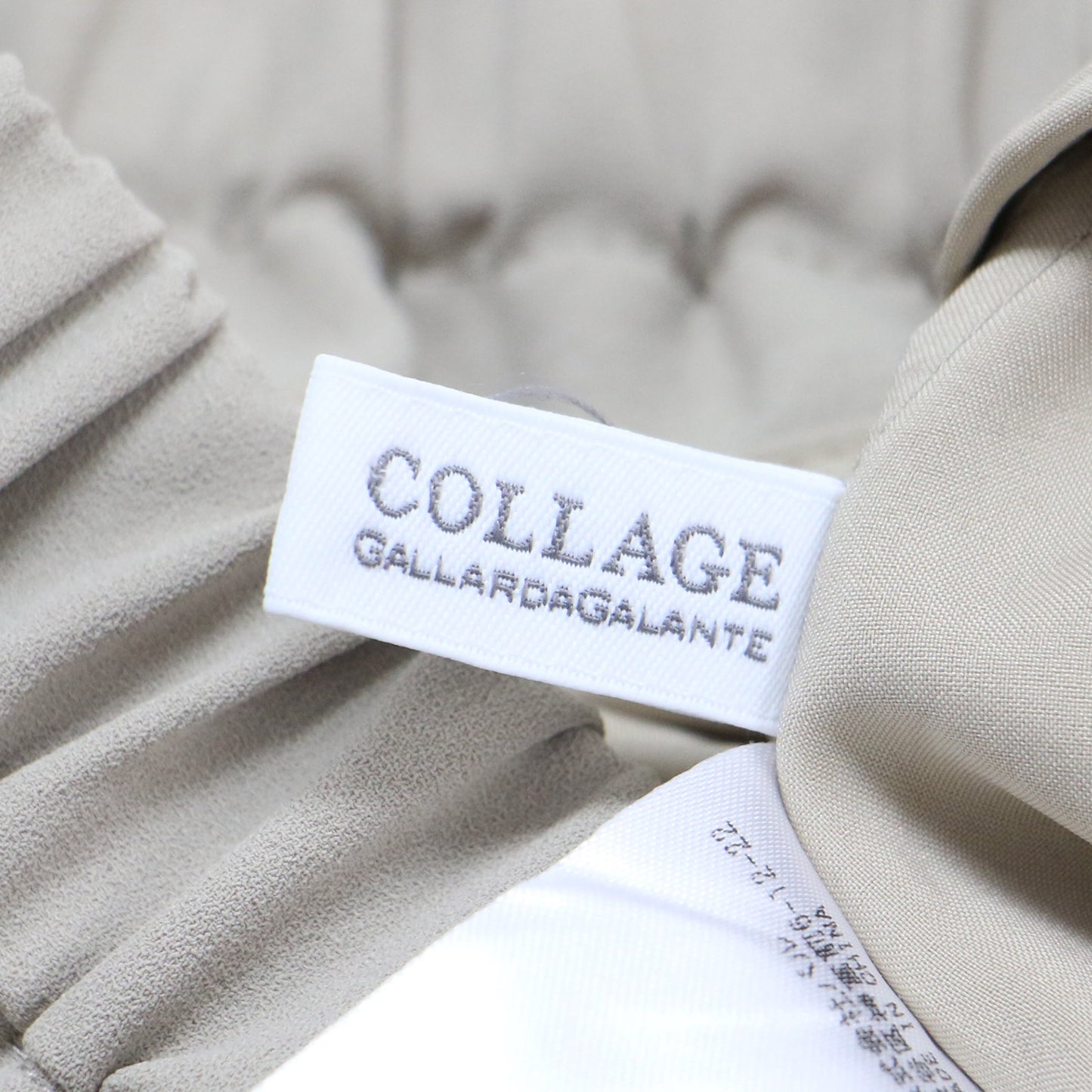 24春夏 COLLAGE ジャージ スリム テーパード パンツ / センタープレス ウエストゴム ウォッシャブル