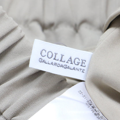 24春夏 COLLAGE ジャージ スリム テーパード パンツ / センタープレス ウエストゴム ウォッシャブル