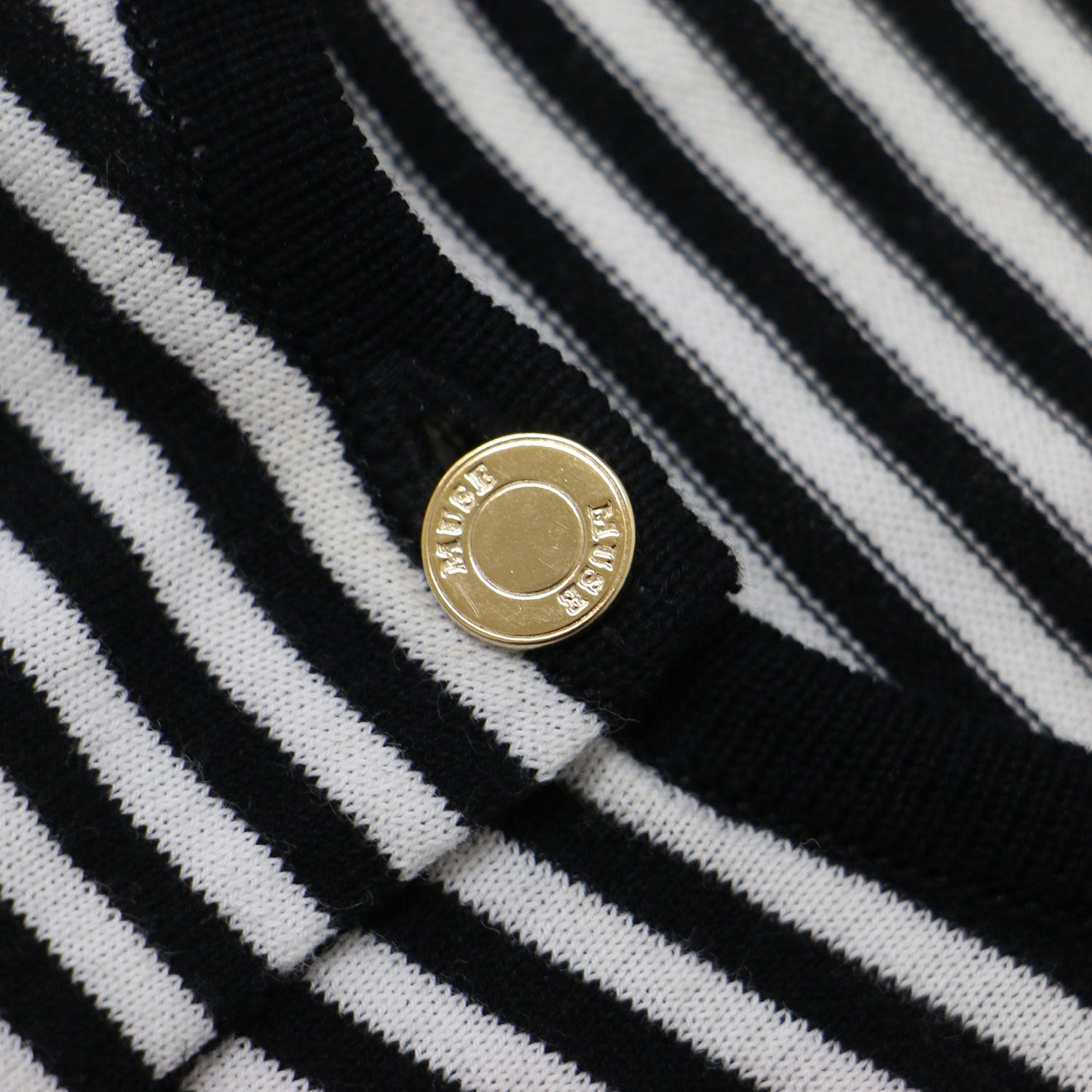 美品✨ミューズドゥドゥーズィエムクラス　カーディガン　ボーダー　金ボタン ボーダー カーディガン ミューズドゥドゥーズィエムクラス 金ボタン M