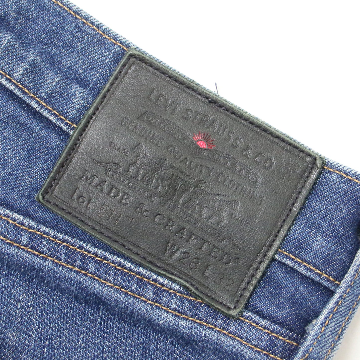 MADE＆CRAFTED スリム ストレート デニム / 511 SLIM ジッパーフライ ストレッチ コットン