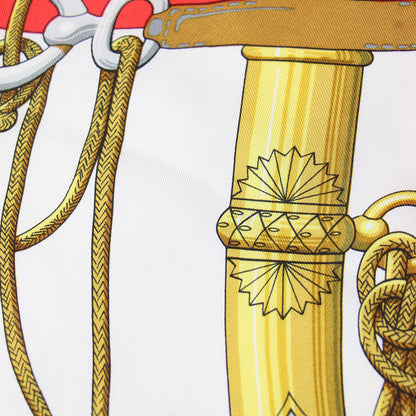 カレ90 シルク スカーフ / Cliquetis カチカチ 剣柄 大判 正方形