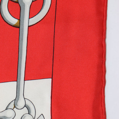 カレ90 シルク スカーフ / Cliquetis カチカチ 剣柄 大判 正方形