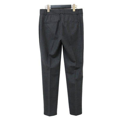 テーパード クロップド パンツ / LIGHT SAXONY/STRAIGHT.TROUSER2 ライトサキソニー センタープレス ストレッチ ウール