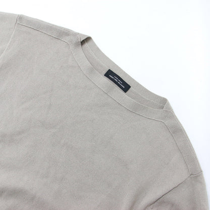 ボートネック プルオーバー スカート ニット セットアップ ワンピース / 長袖 フレア ウォッシャブル