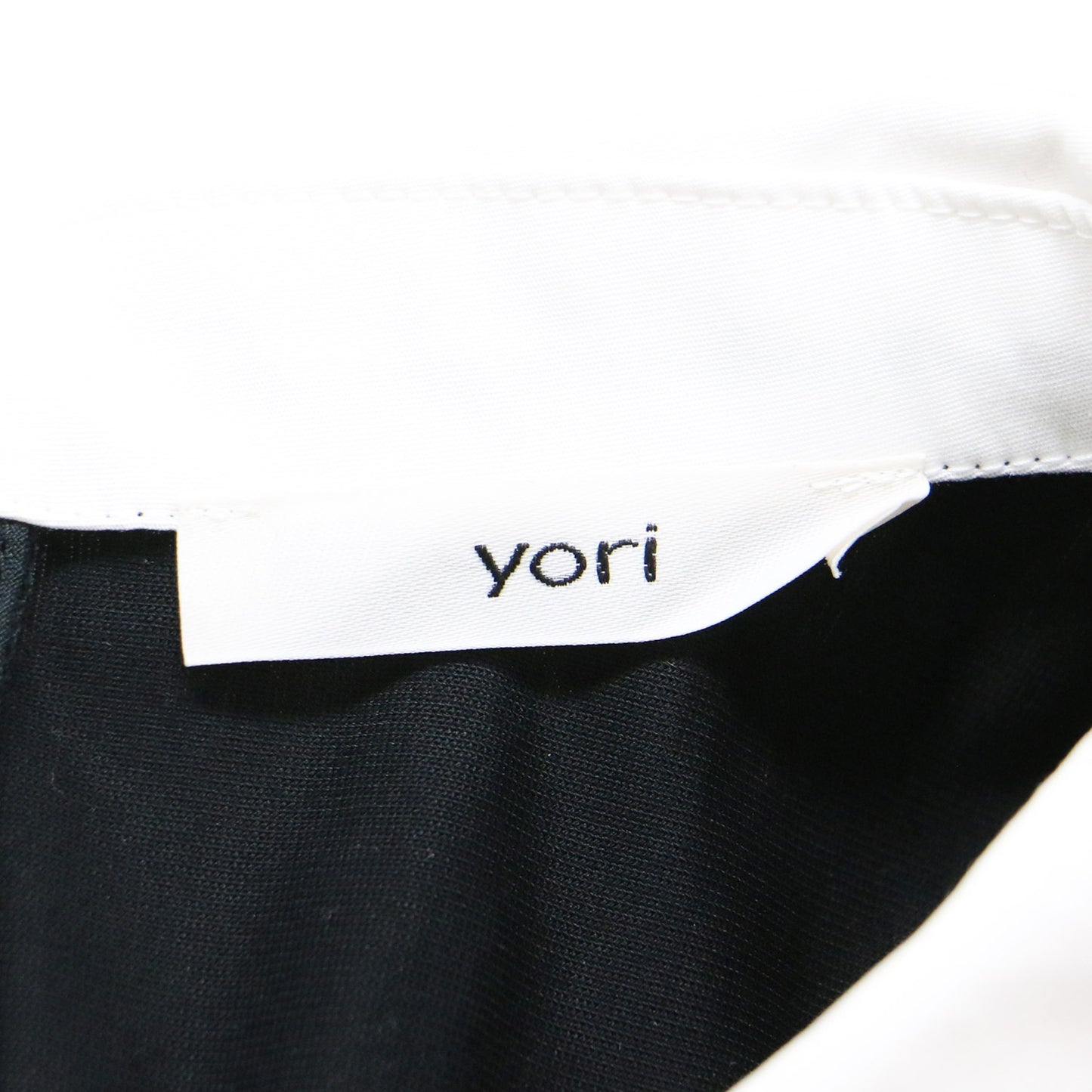 襟付き ショートスリーブ Tシャツ / カットソー 半袖 丸襟 ワイドシルエット コットン