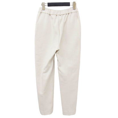 yori (ヨリ) 裏毛 ストレッチ ピンタック パンツ / ウエストゴム  