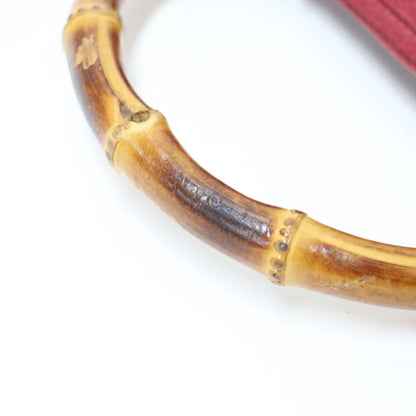 ダイアナ バンブーハンドル トートバッグ 002・8260 / レザー ハンドバッグ イタリア製 ヴィンテージ