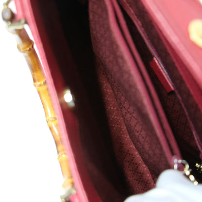 ダイアナ バンブーハンドル トートバッグ 002・8260 / レザー ハンドバッグ イタリア製 ヴィンテージ