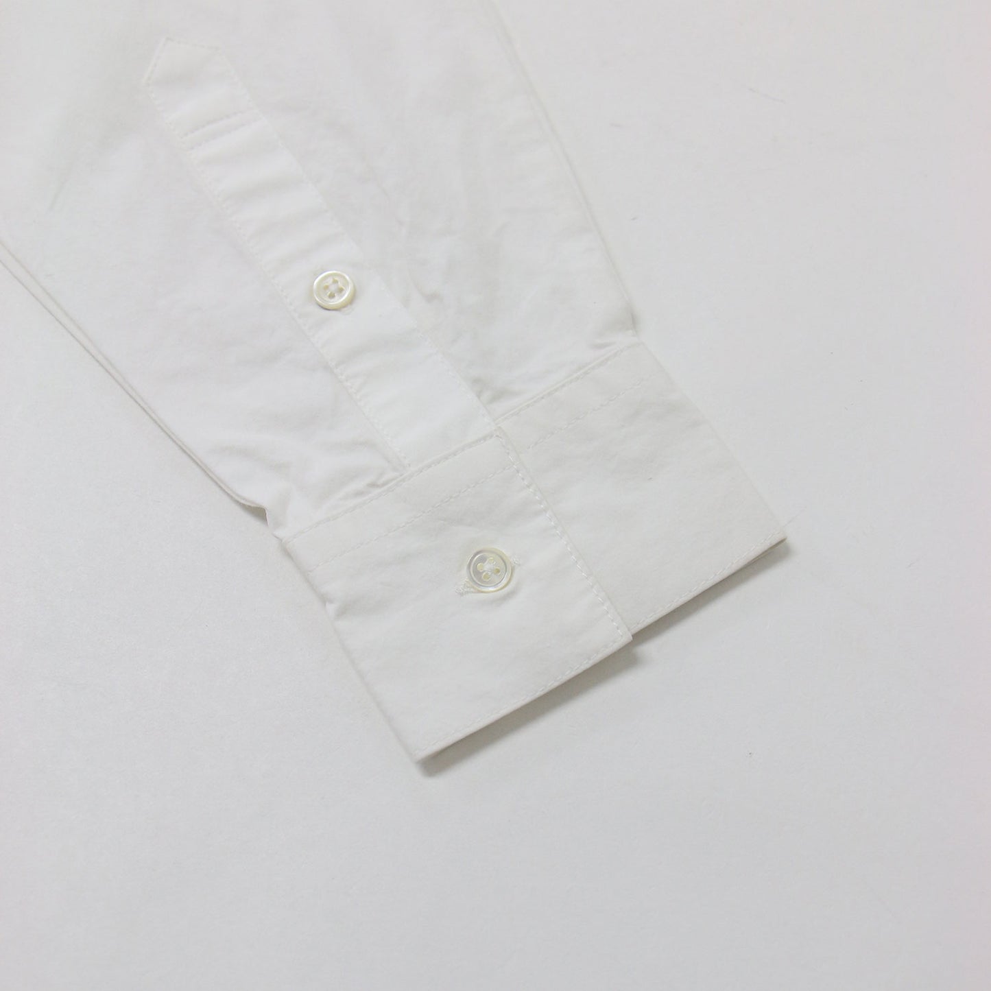 24春夏 コットン シャツ ワンピース / ロング丈 長袖 バンドカラー Aライン