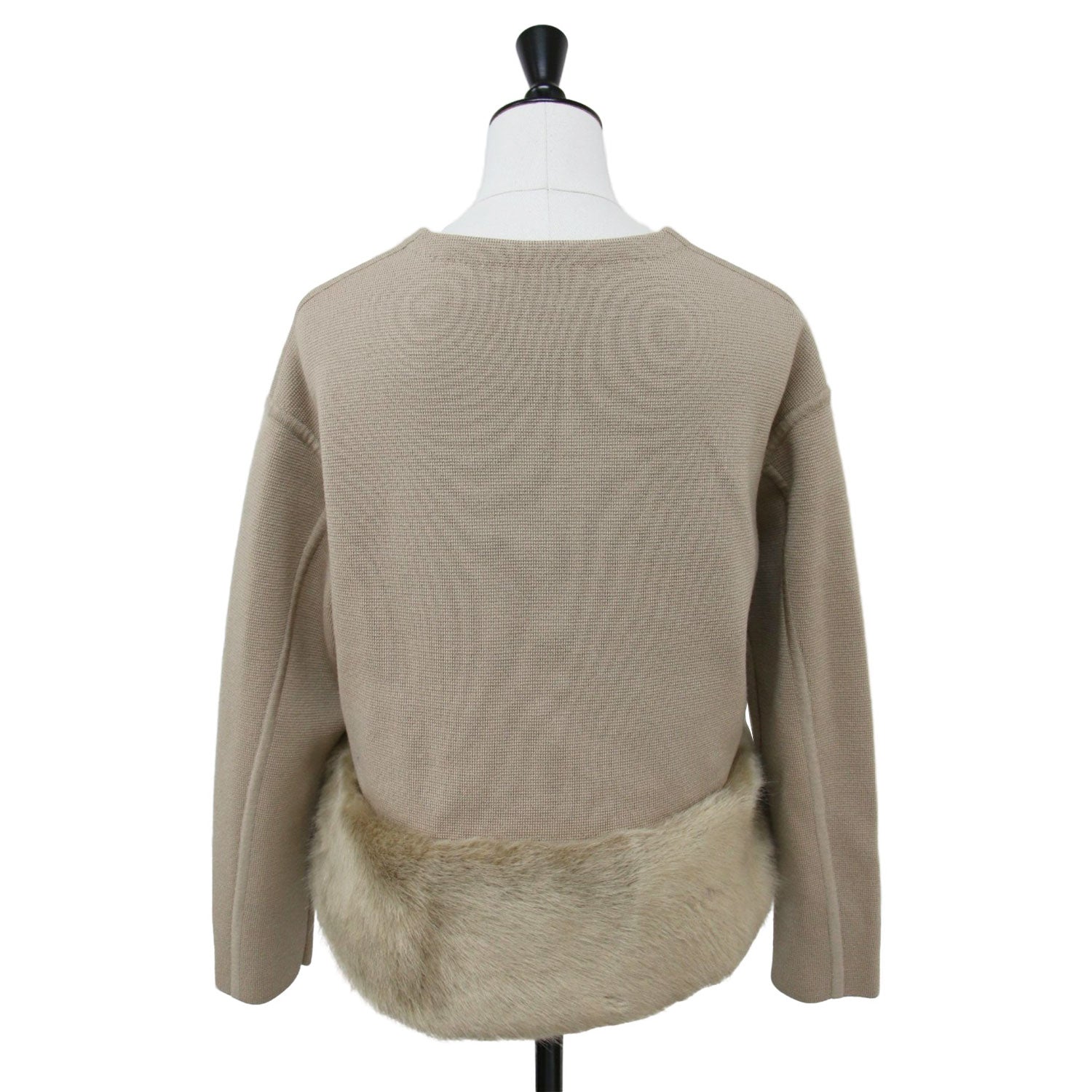 未使用】セルフォード エコファーコンビニットジャケット/カーディガン