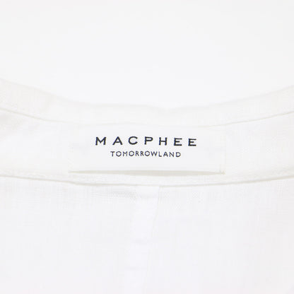 リネン ハーフスリーブ シャツ / 半袖 ワイドスリーブ 開襟 オープンカラー