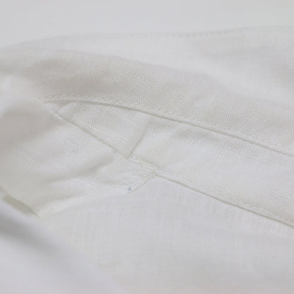 リネン ハーフスリーブ シャツ / 半袖 ワイドスリーブ 開襟 オープンカラー