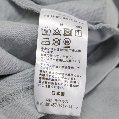 21春夏 ダメージ加工 ルーズ Tシャツ / loose カットソー 半袖 ショートスリーブ ストーン加工