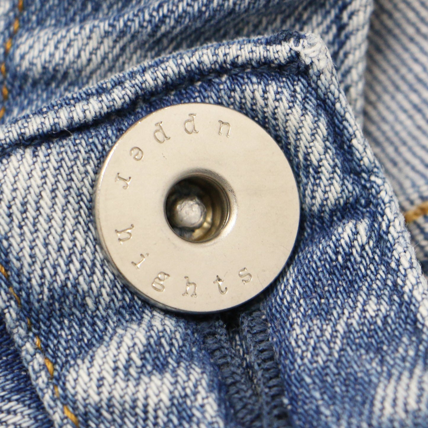 カットオフ フレア デニム パンツ 195557 / THE SHOE ストレッチ USED加工 コットン