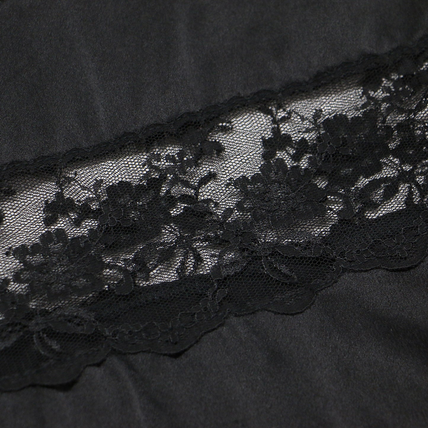 レース コンビ シルク キャミソール ワンピース / マキシ丈 マーメイドシルエット ドレス