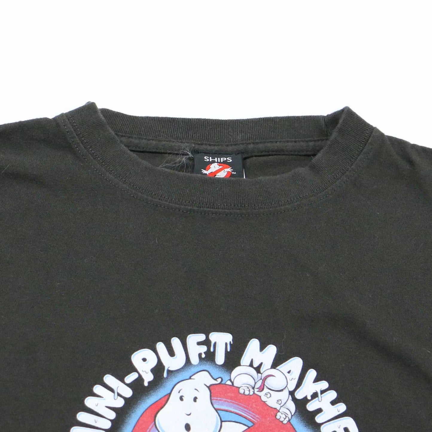 GHOSTBUSTERS コラボ グラフィック プリント Tシャツ / MINI PUFT MAYHEM TEE ゴーストバスターズ クルーネック 半袖 コットン