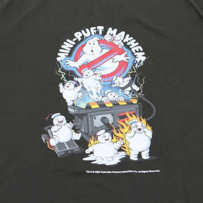GHOSTBUSTERS コラボ グラフィック プリント Tシャツ / MINI PUFT MAYHEM TEE ゴーストバスターズ クルーネック 半袖 コットン
