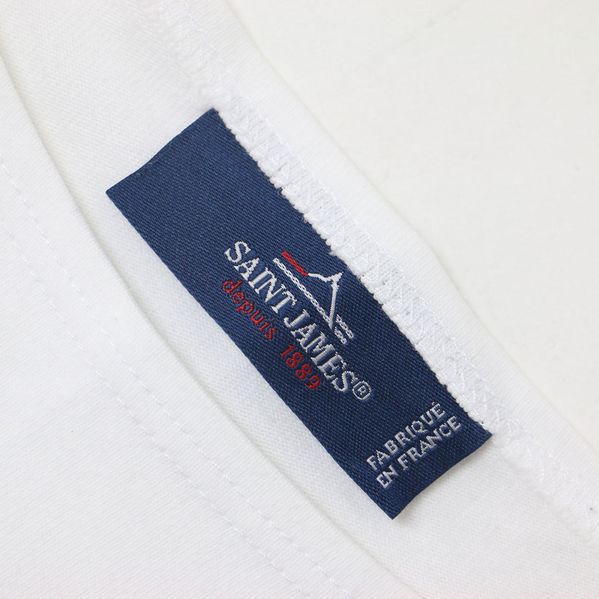 ボーダー ボートネック ロングスリーブ Tシャツ / カットソー 長袖 スリット コットン