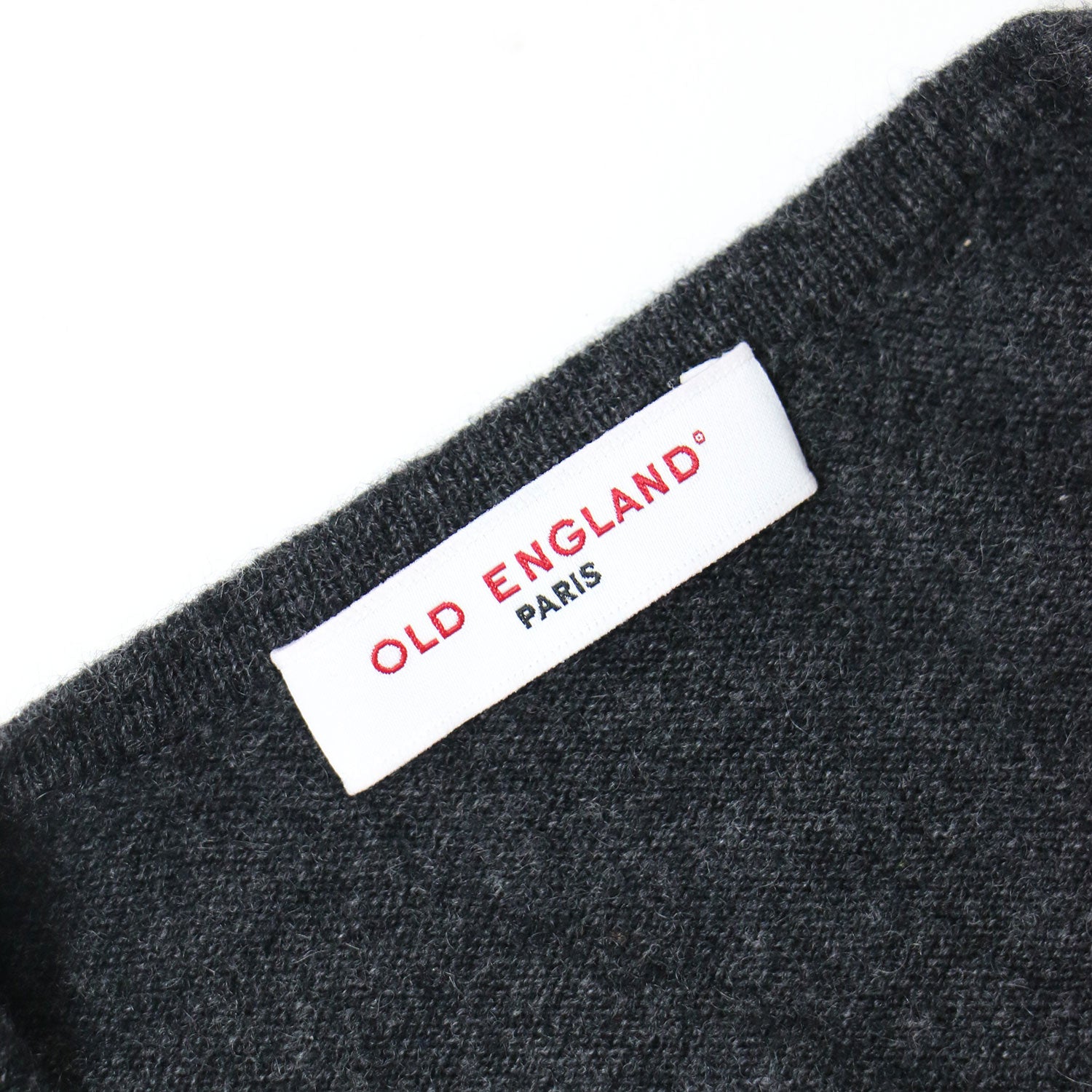 OLD ENGLAND (オールド イングランド) カシミヤ クルーネック ニット  