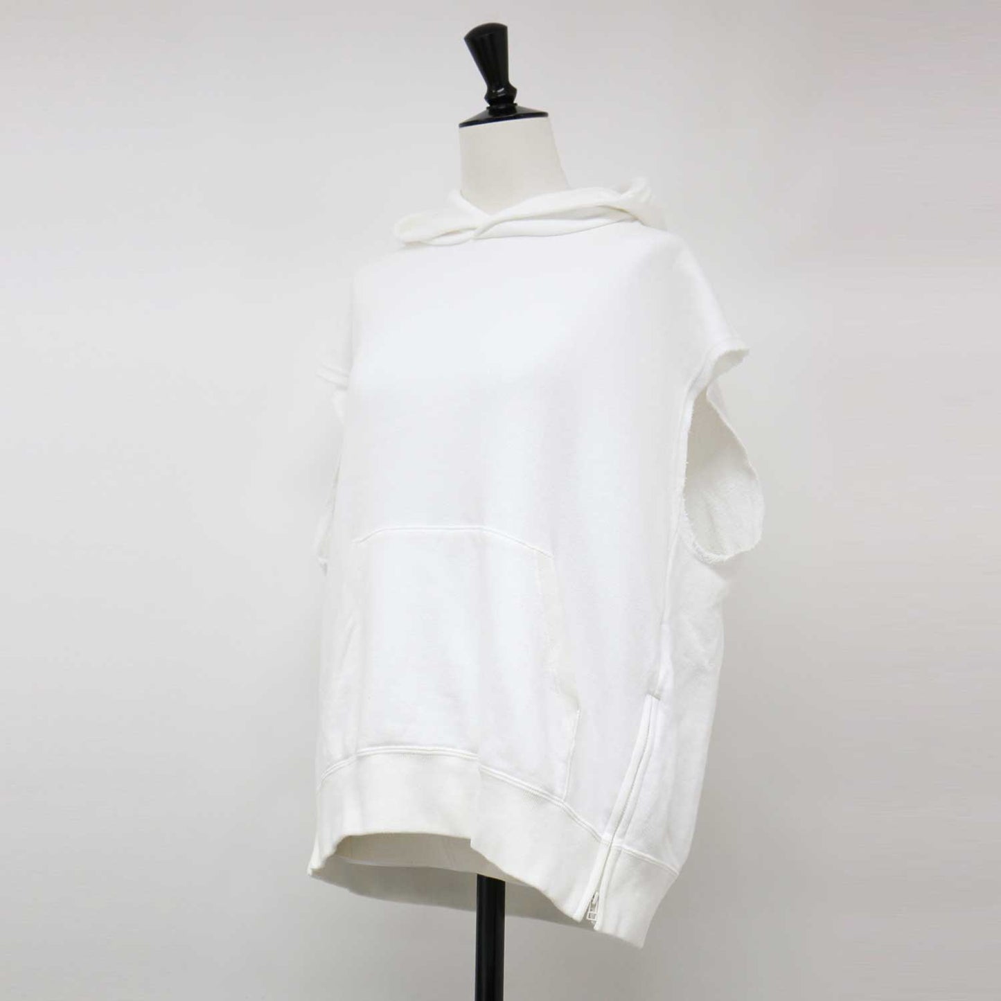 × Plage 別注 サイドジップ フーディー / SIDE ZIP パーカー プルオーバー ノースリーブ 裏毛 コットン